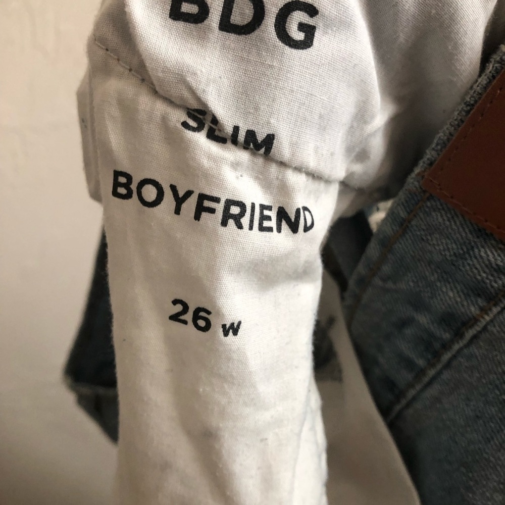 BDG Slim Boyfriend Distressed Denim Jeans - Picture 8 of 10